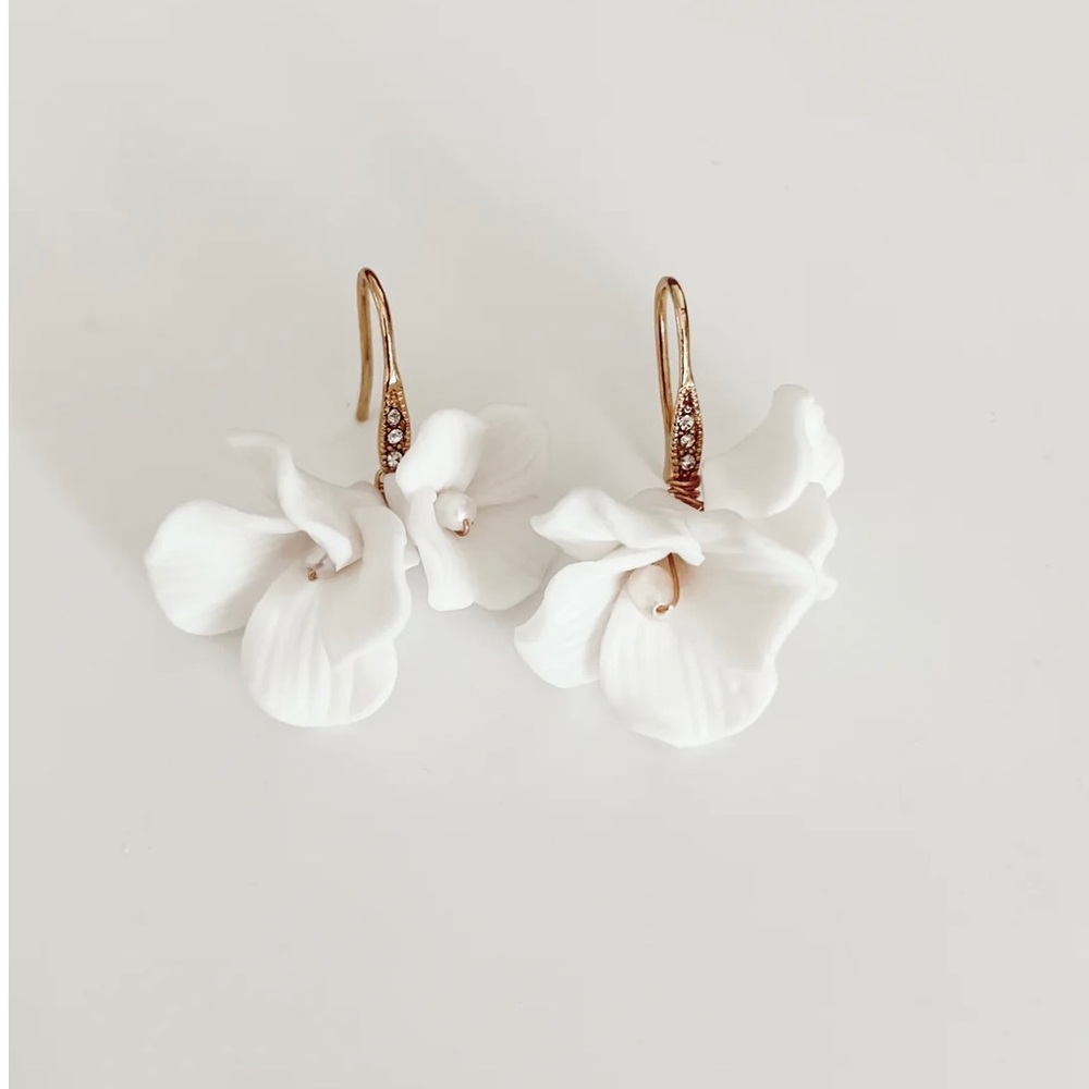Jay Kay Bridal Bloom Earrings - Gold